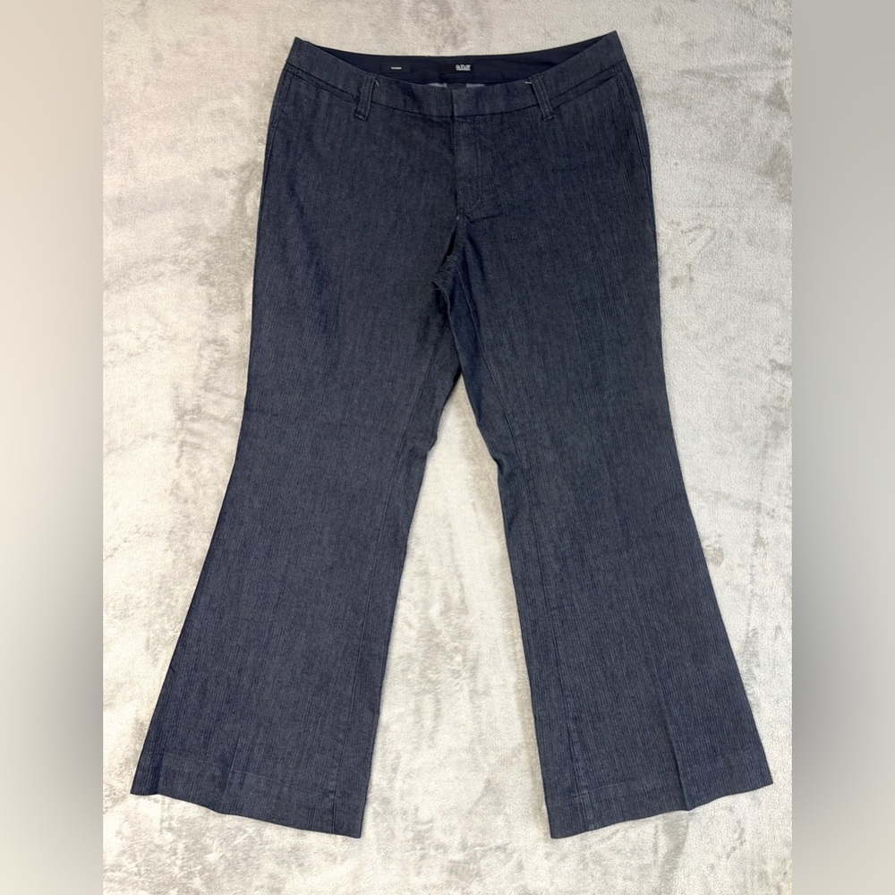 a.n.a Pants Womens Size 16‎ Dark Wide Leg Stretch Workwear Plus Size Pants
